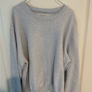 Hollister Light Gray Crewneck Sweatshirt